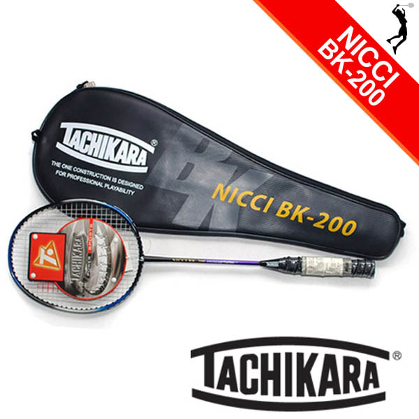 [타치카라] NICCI BK-200 배드민턴 라켓 + 커버 세트